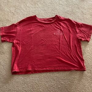 Aerie Oversized Distressed Graphic Cropped
Boyfriend T